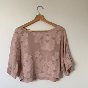 Aritzia | Wilfred Blouse in Blush